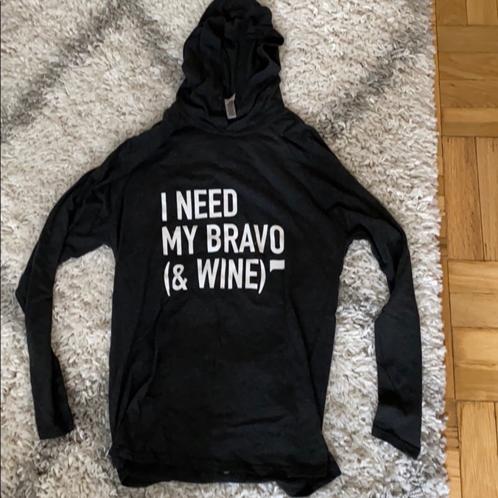 NWOT Bravo novelty hoodie